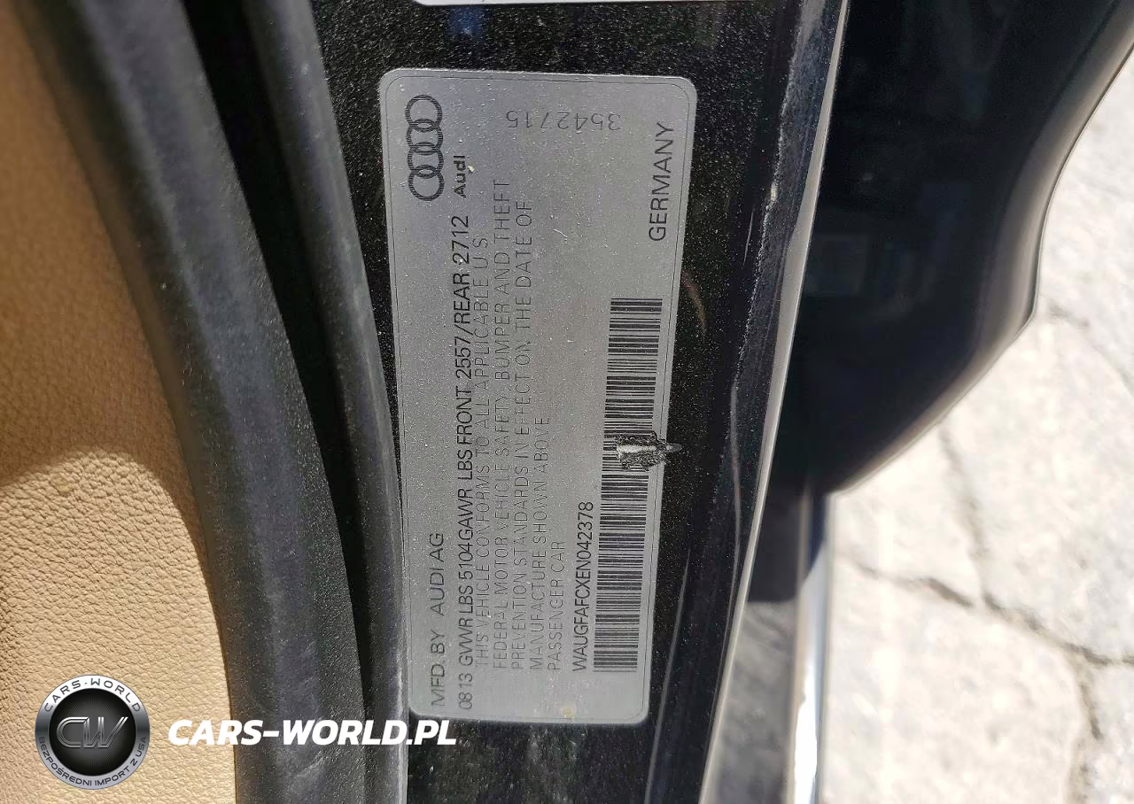 2014 Audi A6 Premium Plus VIN:WAUGFAFCXEN042378 - 12