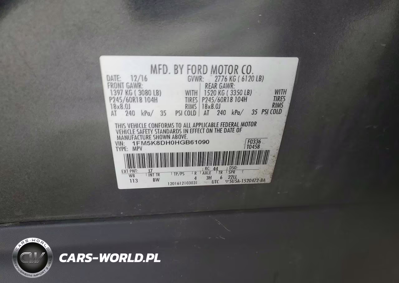 2017 Ford Explorer Xlt VIN:1FM5K8DH0HGB61090 - 13