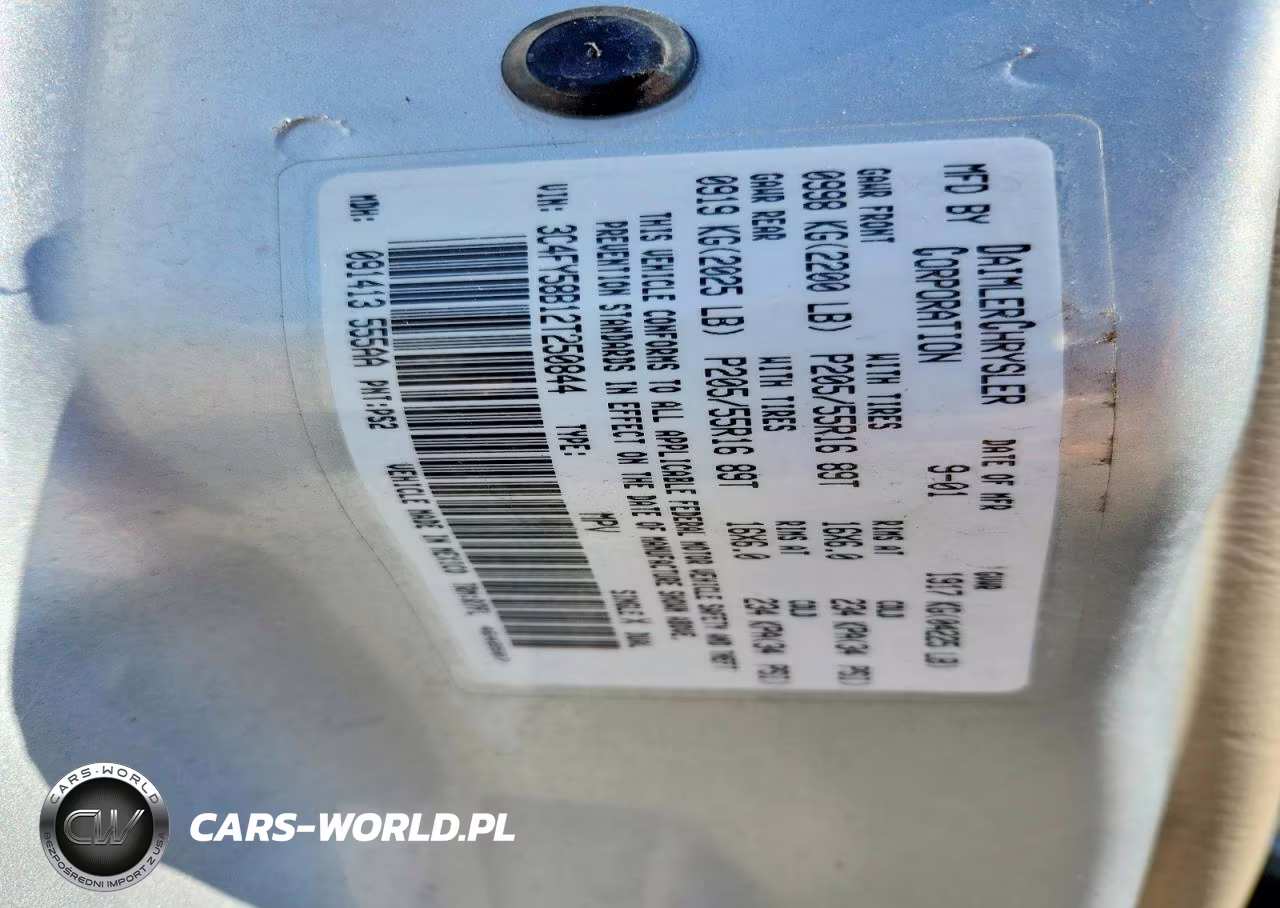 2002 Chrysler Pt Cruiser Touring VIN:3C4FY58B12T250844 - 12