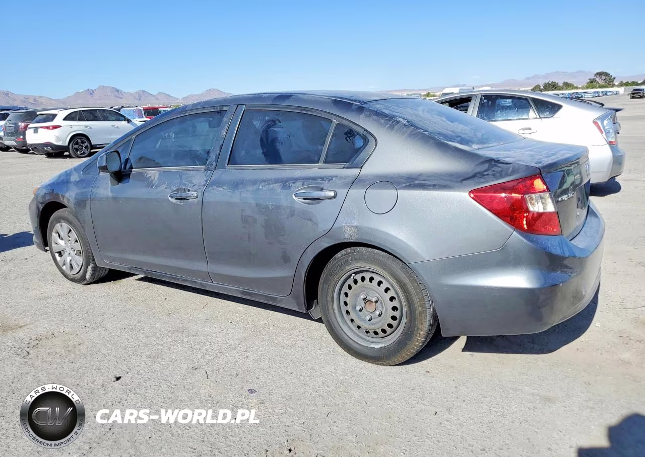 2012 Honda Civic Lx VIN:2HGFB2F58CH557968 - 2