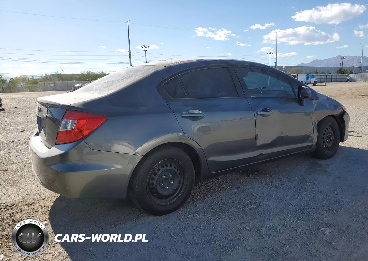 2012 Honda Civic Lx VIN:2HGFB2F58CH557968 - 3