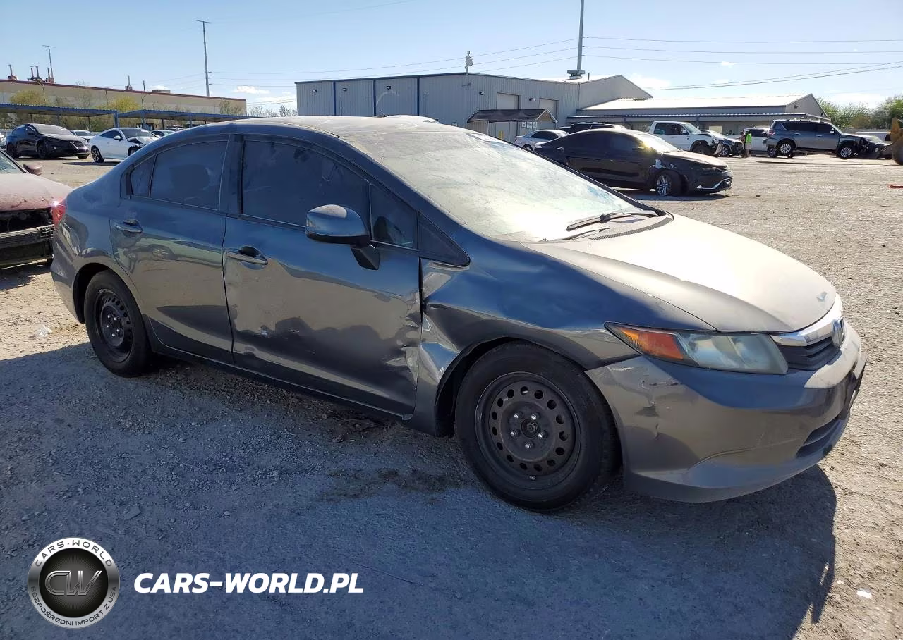 2012 Honda Civic Lx VIN:2HGFB2F58CH557968 - 4
