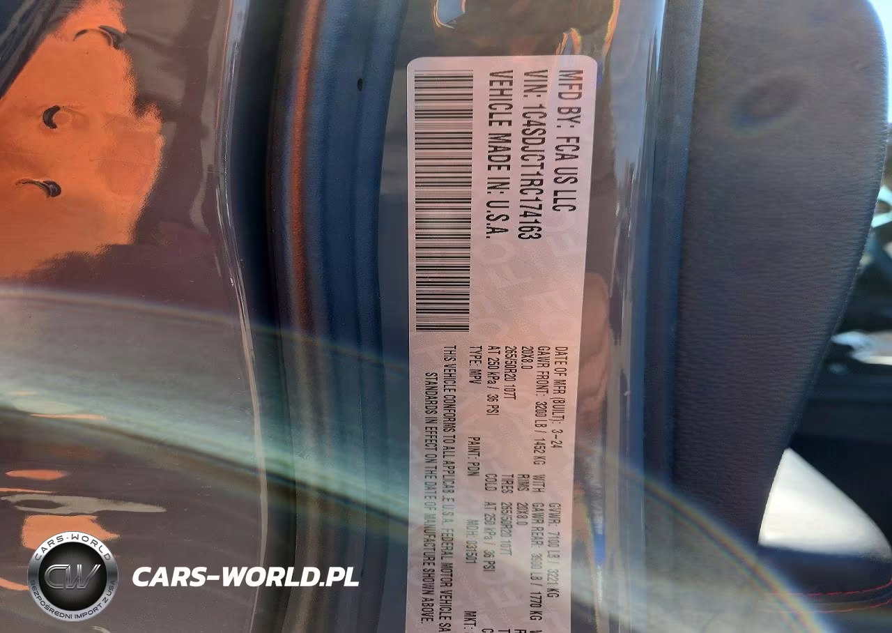 2024 Dodge Durango R VIN:1C4SDJCT1RC174163 - 13