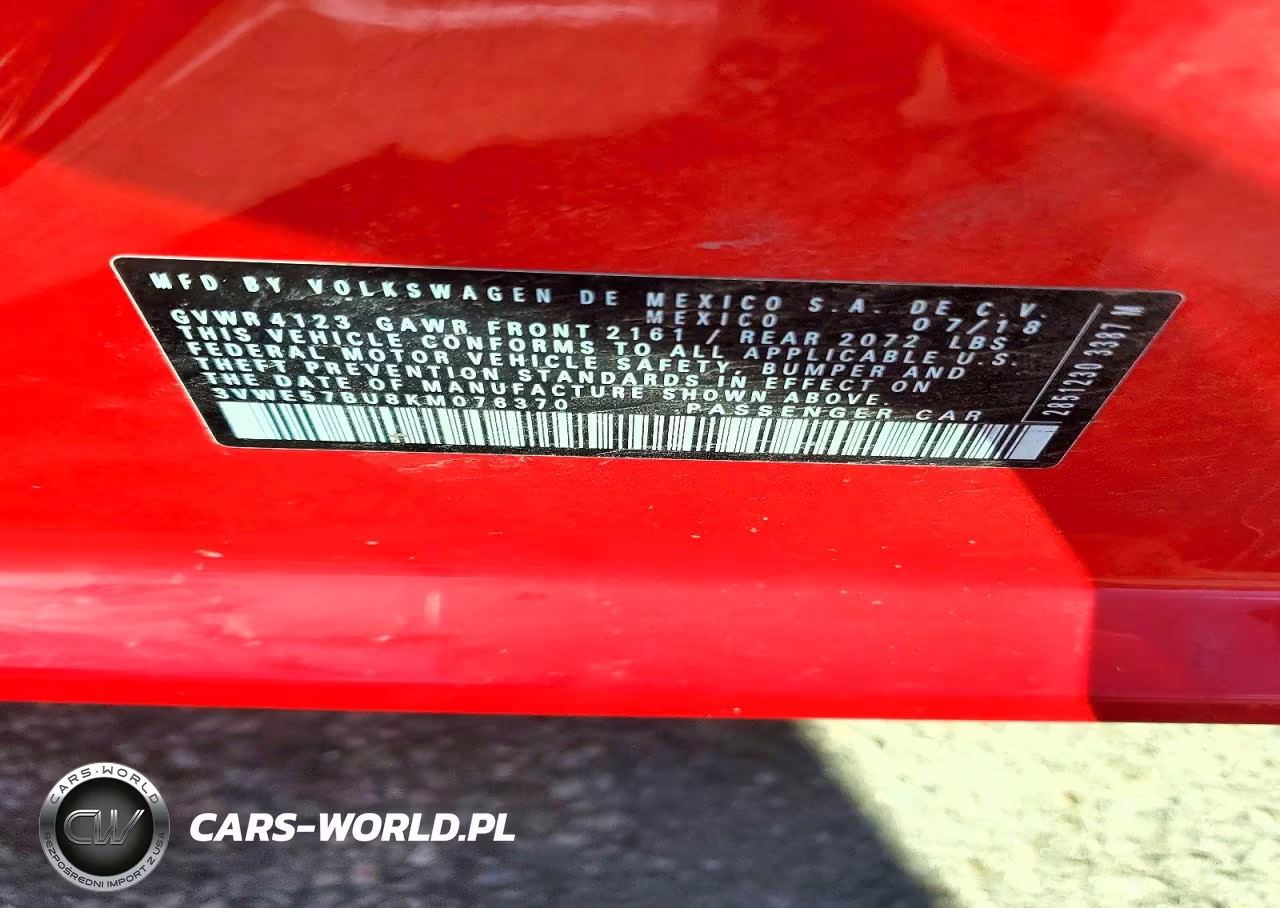 2019 Volkswagen Jetta Sel VIN:3VWE57BU8KM076370 - 12
