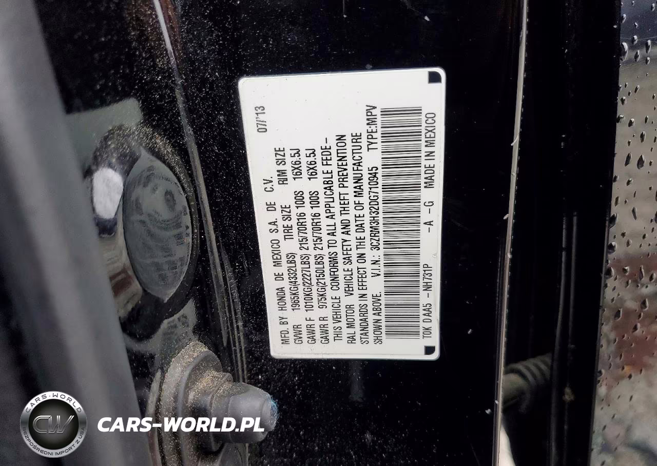 2013 Honda Cr-V Lx VIN:3CZRM3H32DG710945 - 13