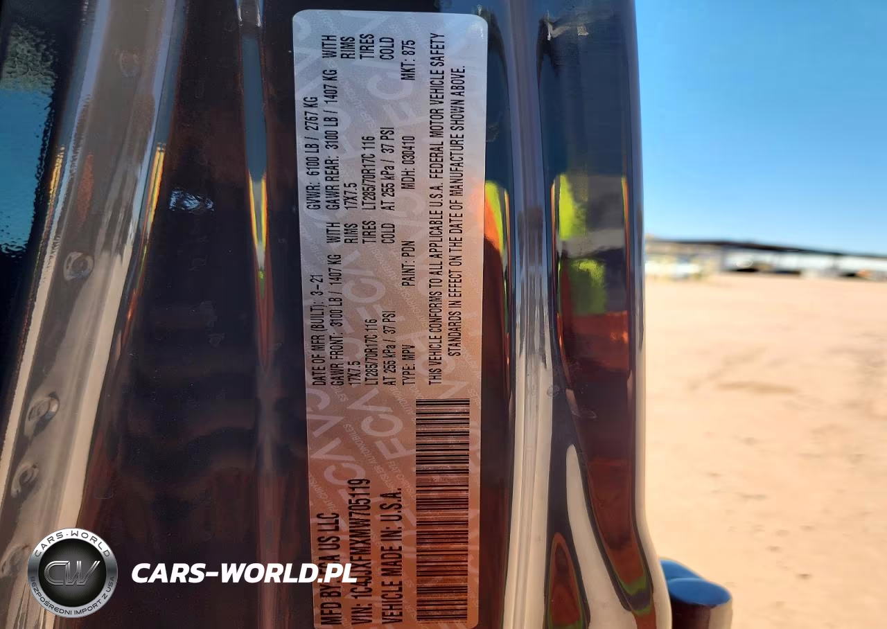 2021 Jeep Wrangler Unlimited Rubicon VIN:1C4JJXFMXMW705119 - 13
