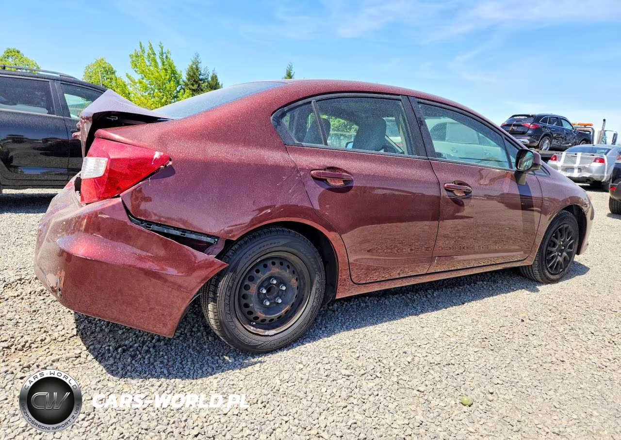 2012 Honda Civic Lx VIN:19XFB2F51CE322824 - 3