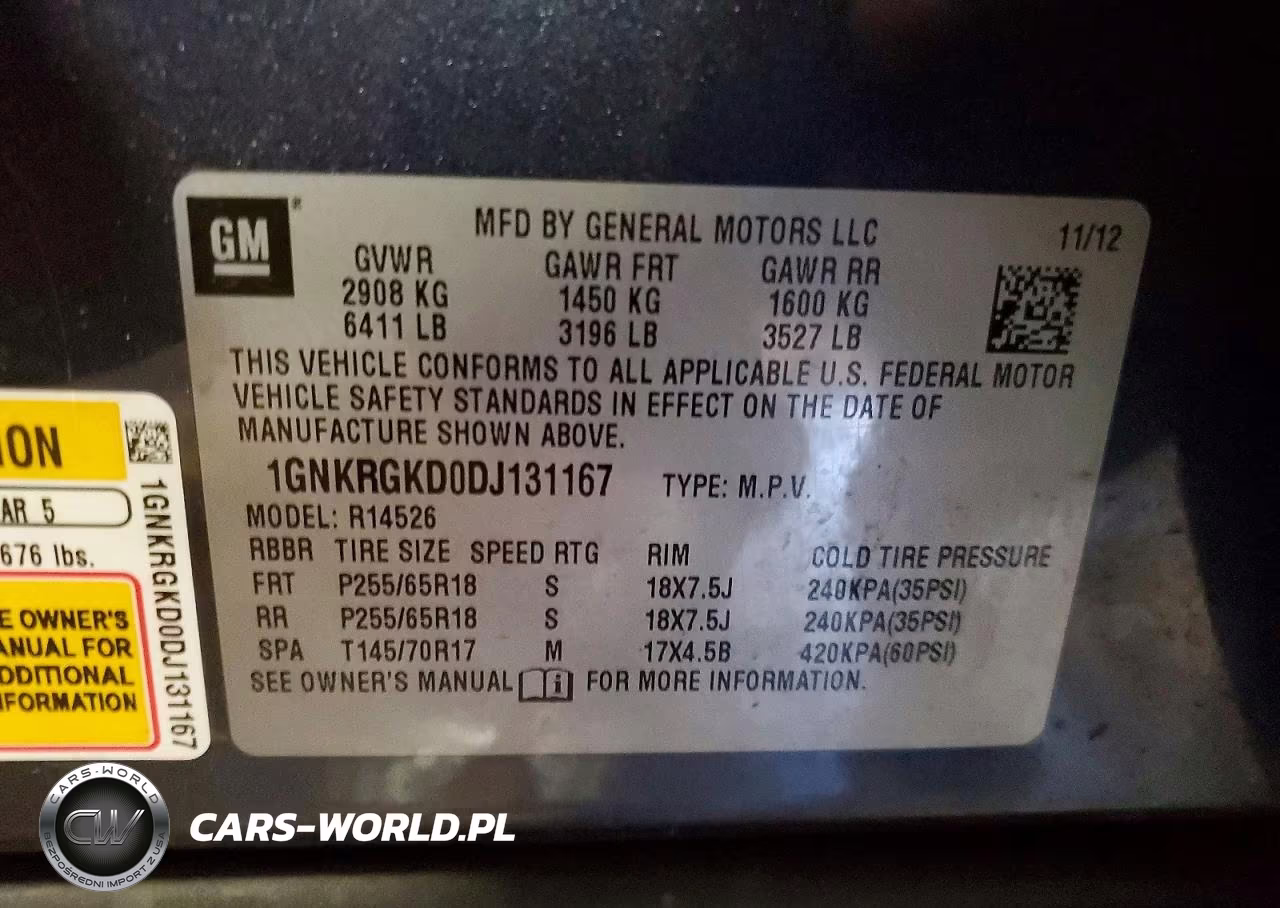 2013 Chevrolet Traverse Lt VIN:1GNKRGKD0DJ131167 - 14