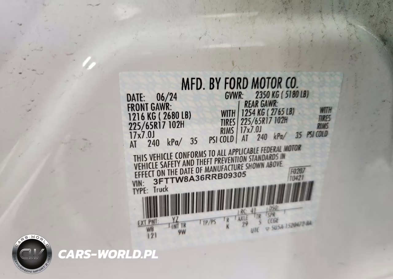 2024 Ford Maverick Xl VIN:3FTTW8A36RRB09305 - 13