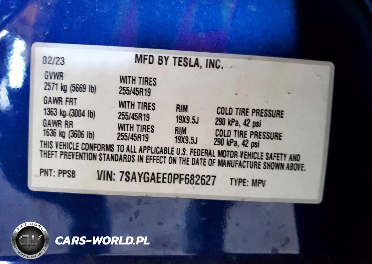 2023 Tesla Model Y VIN:7SAYGAEE0PF682627 - 13