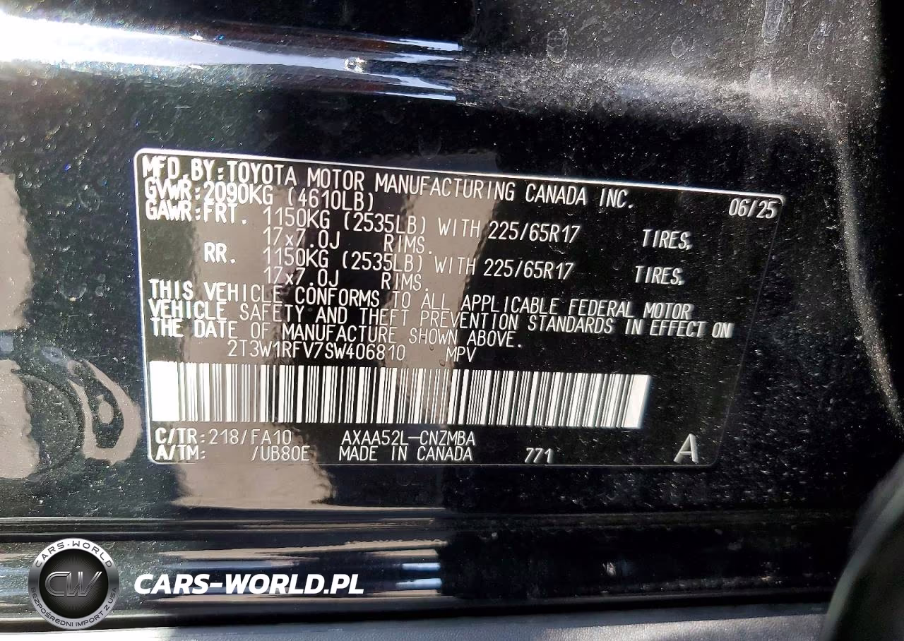 2025 Toyota Rav4 Xle VIN:2T3W1RFV7SW406810 - 13