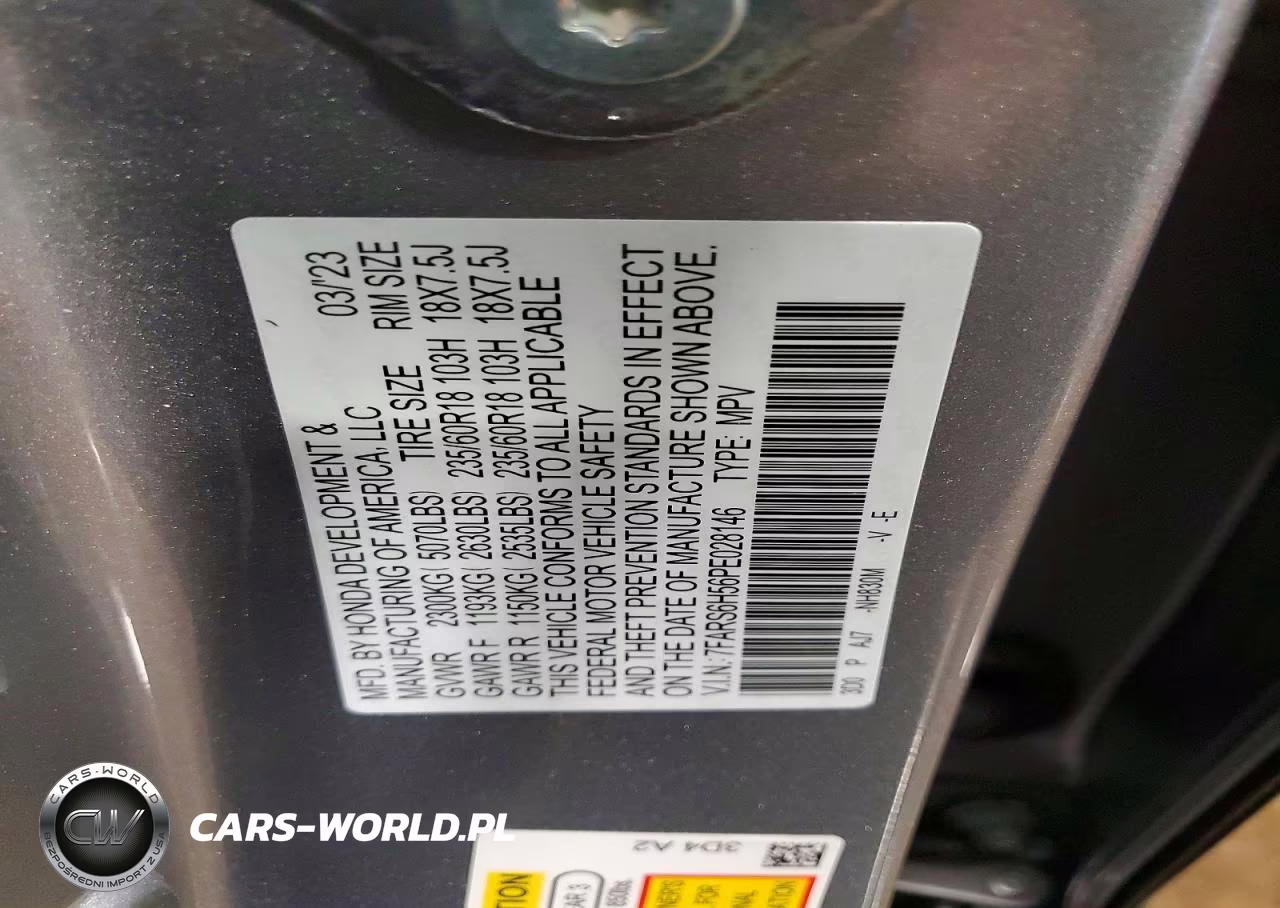 2023 Honda Cr-V Sport VIN:7FARS6H56PE028146 - 14