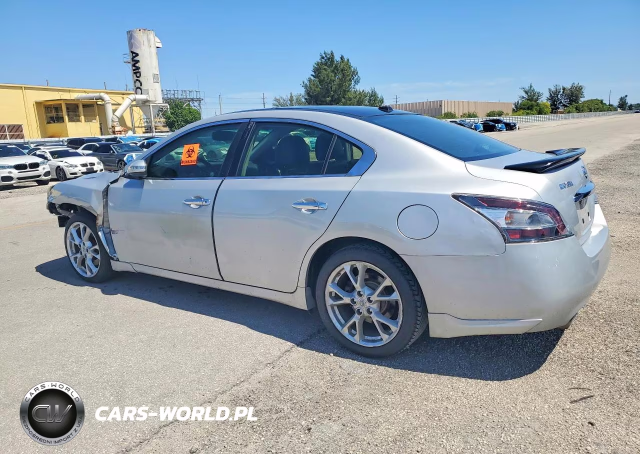 2012 Nissan Maxima 3.5 S VIN:1N4AA5AP9CC853645 - 2