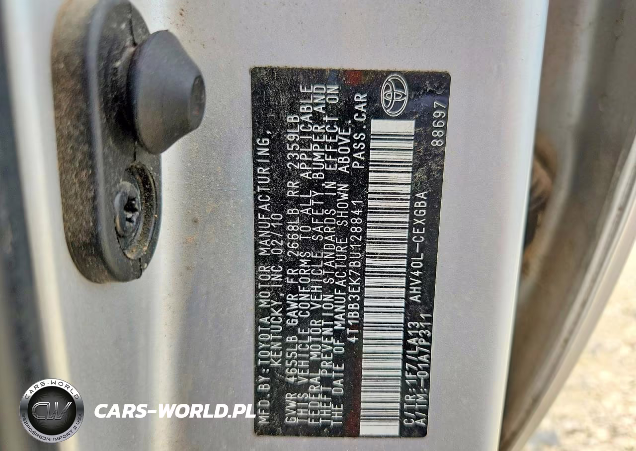 2011 Toyota Camry Hybrid VIN:4T1BB3EK7BU128841 - 12