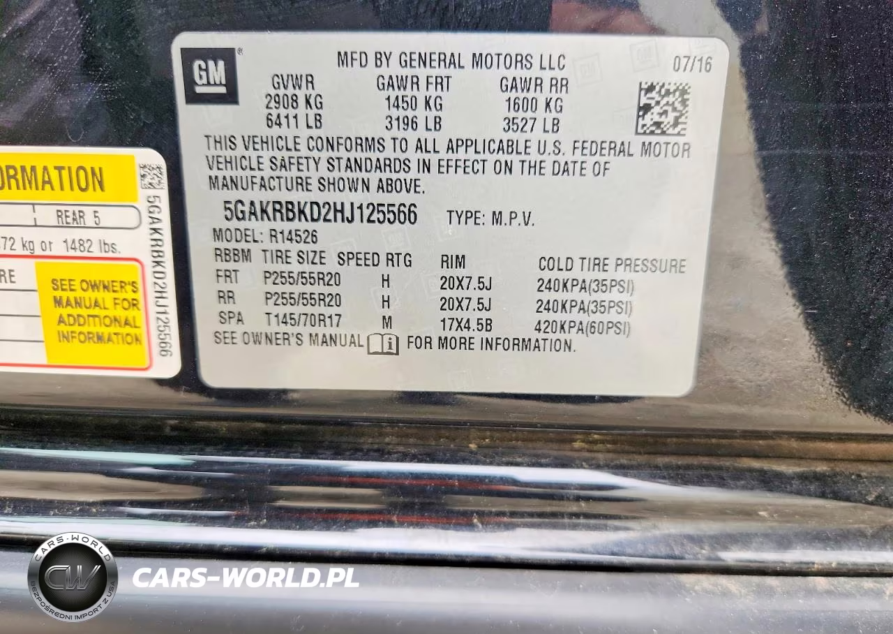 2017 Buick Enclave VIN:5GAKRBKD2HJ125566 - 14