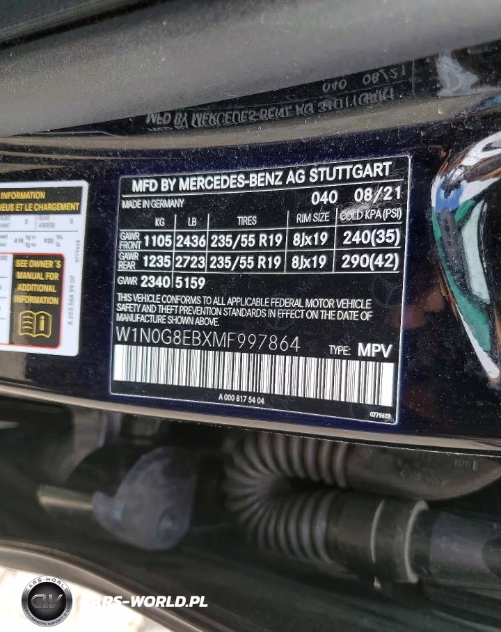 2021 Mercedes-Benz Glc 300 4Matic VIN:W1N0G8EBXMF997864 - 12
