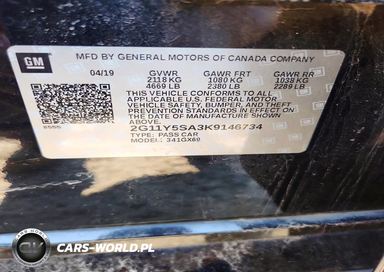 2019 Chevrolet Impala Ls VIN:2G11Y5SA3K9146734 - 13
