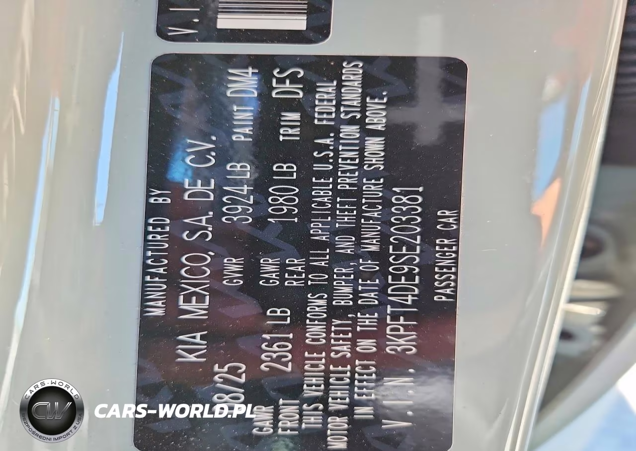2025 Kia K4 Lxs VIN:3KPFT4DE9SE203381 - 13