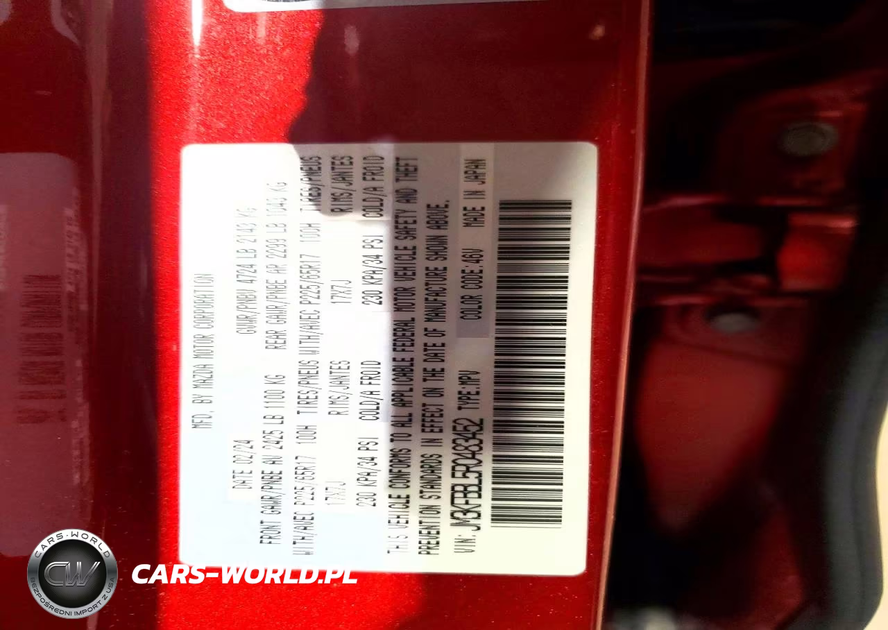 2024 Mazda Cx-5 Select VIN:JM3KFBBL5R0483452 - 14