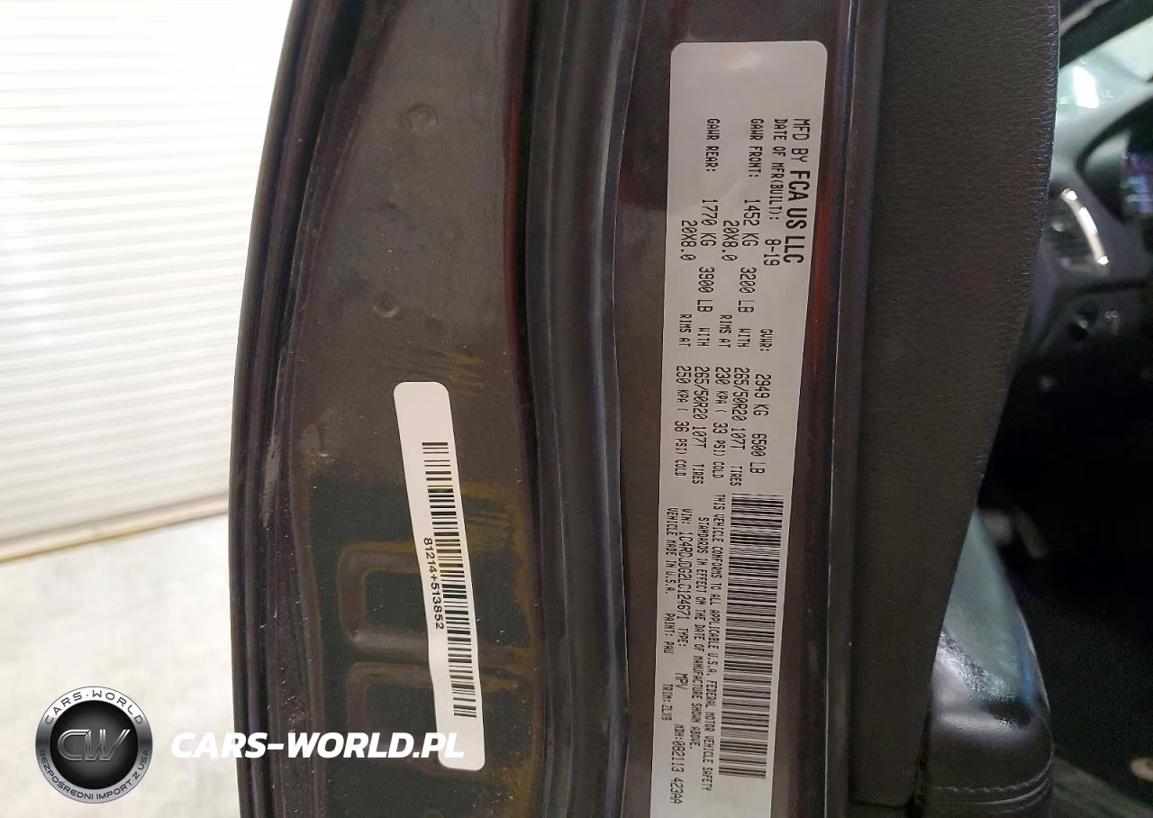 2020 Dodge Durango Gt VIN:1C4RDJDG2LC124671 - 14