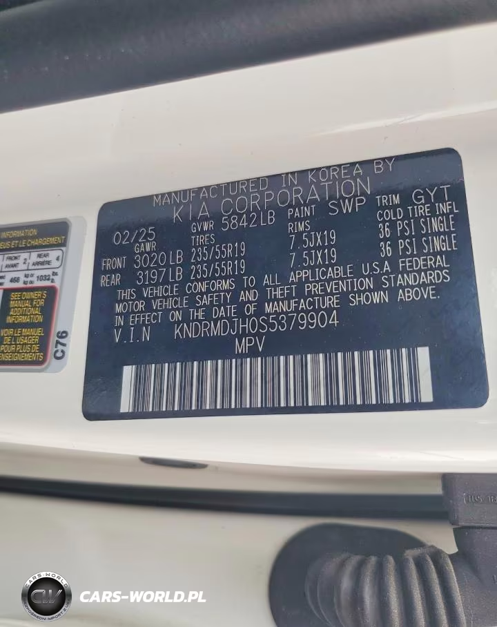 2025 Kia Sorento Sx Prestige VIN:KNDRMDJH0S5379904 - 13