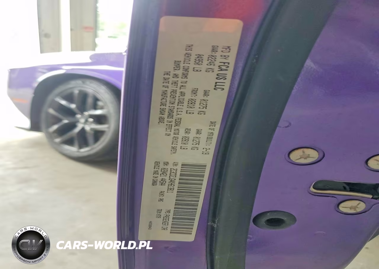 2019 Dodge Challenger Gt VIN:2C3CDZJG4KH613811 - 13