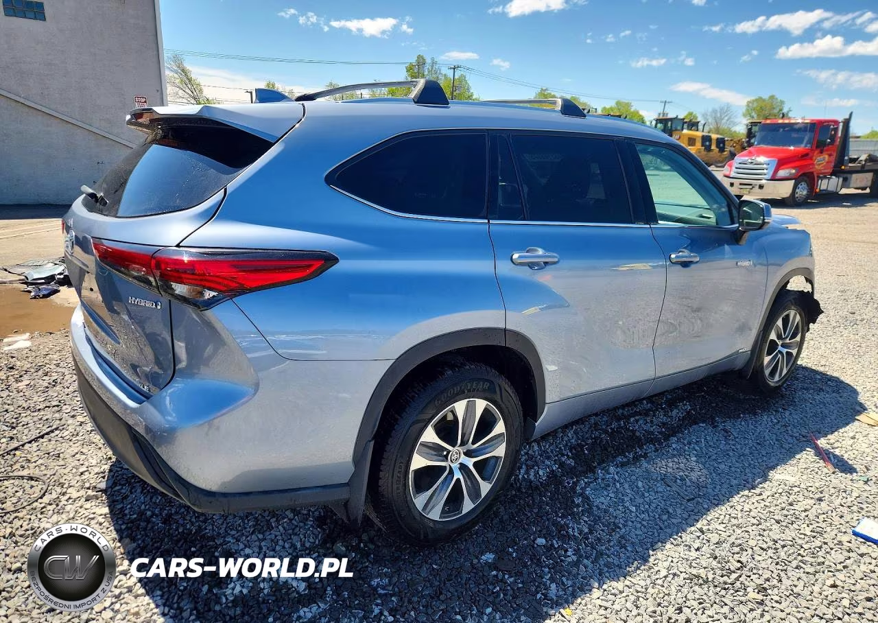 2021 Toyota Highlander Hybrid Xle VIN:5TDHBRCH6MS057826 - 3