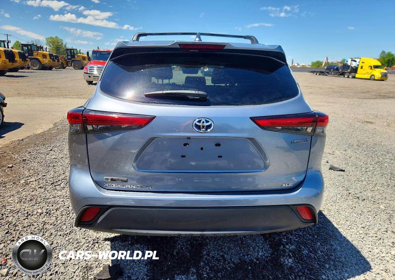 2021 Toyota Highlander Hybrid Xle VIN:5TDHBRCH6MS057826 - 6