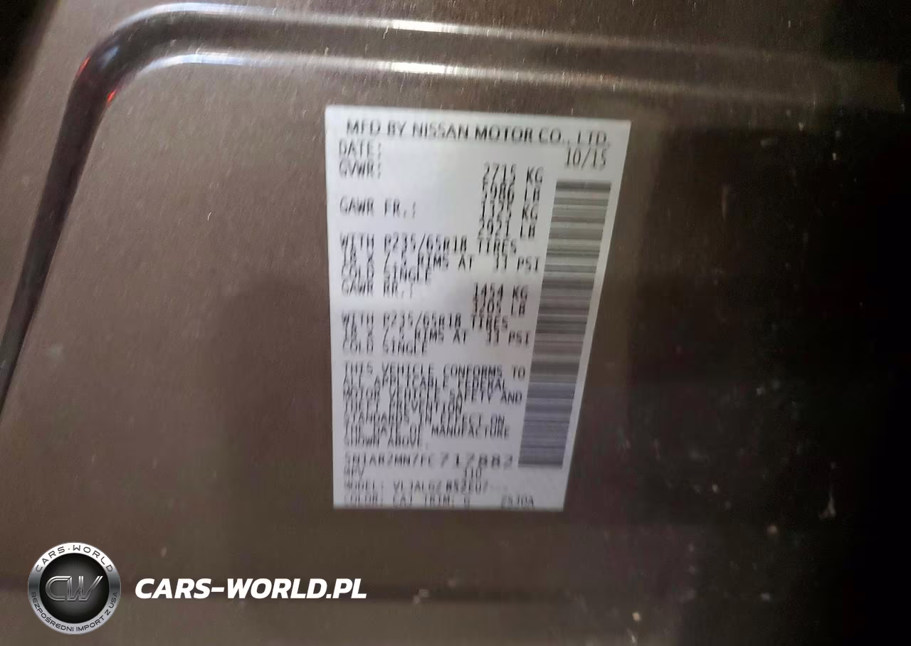 2015 Nissan Pathfinder Sl VIN:5N1AR2MN7FC717882 - 13