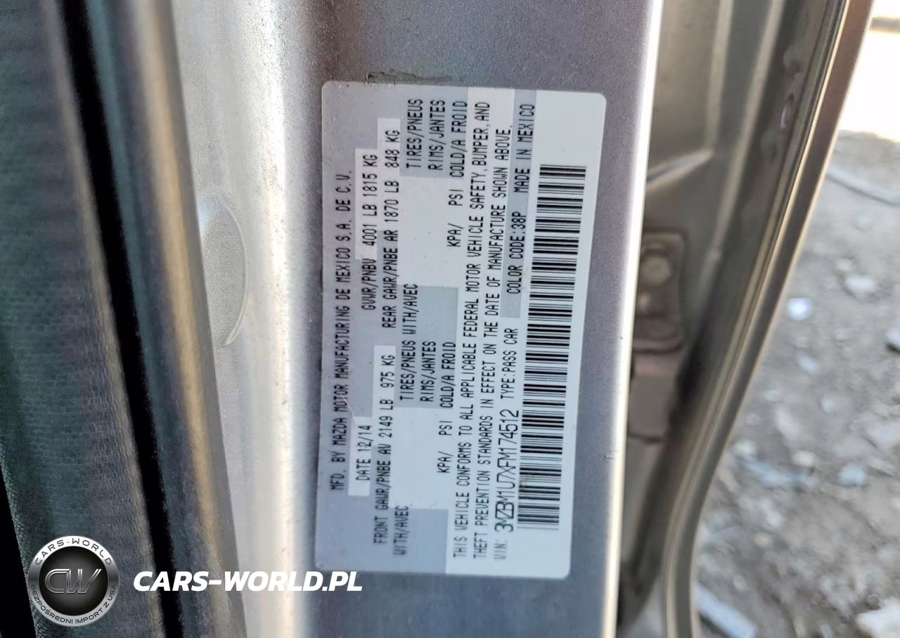 2015 Mazda 3 Sport VIN:3MZBM1U7XFM174512 - 12