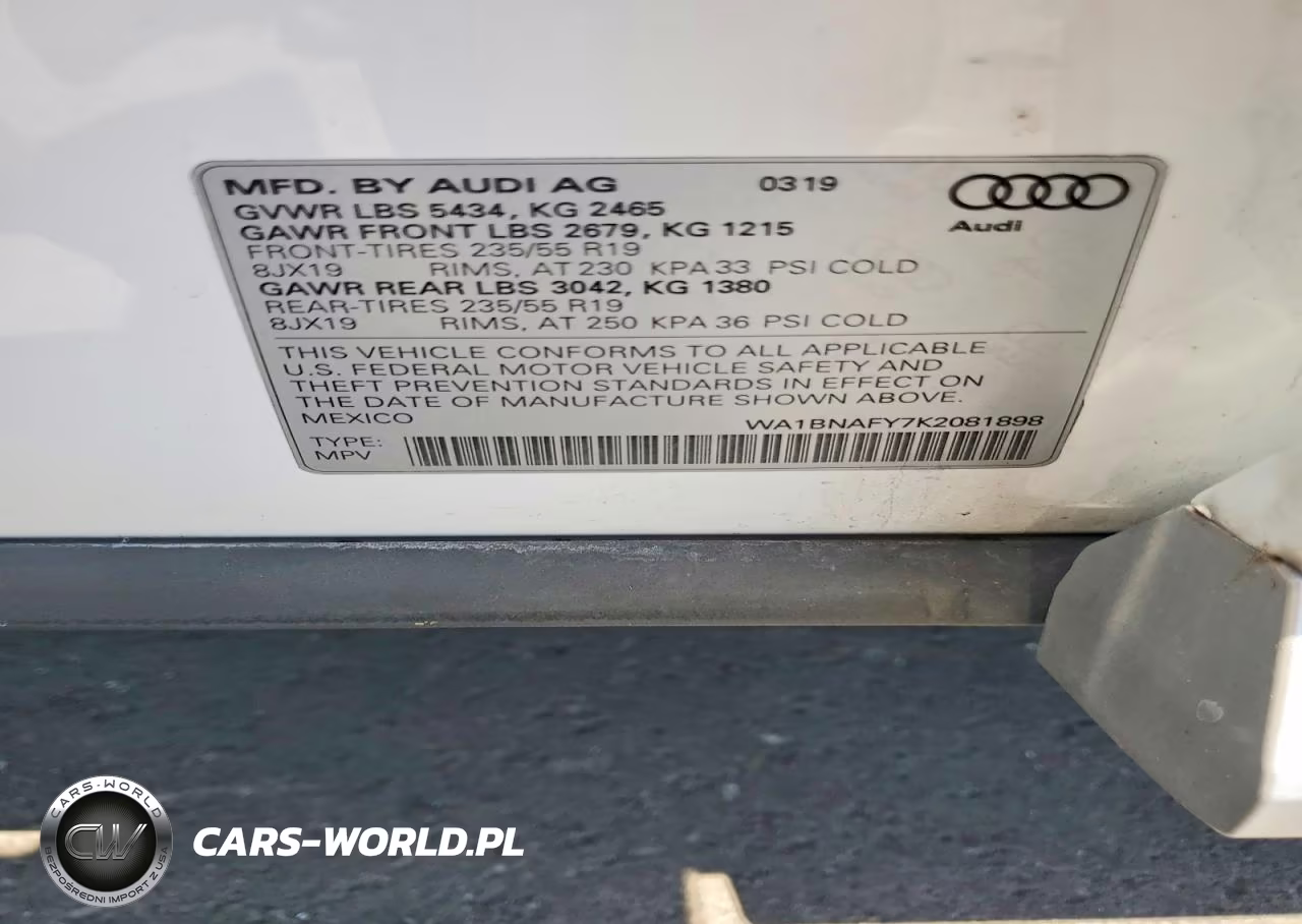 2019 Audi Q5 Premium Plus VIN:WA1BNAFY7K2081898 - 13