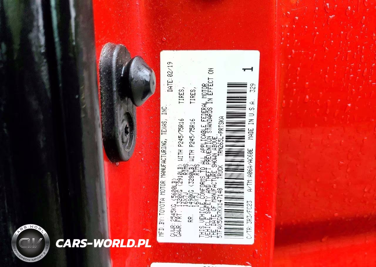 2019 Toyota Tacoma Sr5 VIN:5TFAX5GN7KX147148 - 12
