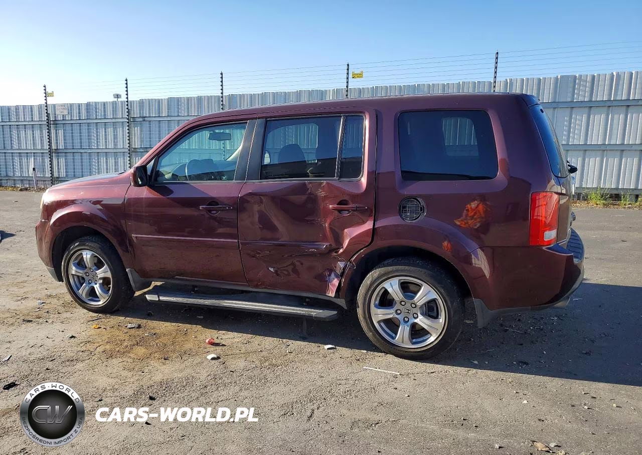 2012 Honda Pilot Exl VIN:5FNYF4H52CB018322 - 2