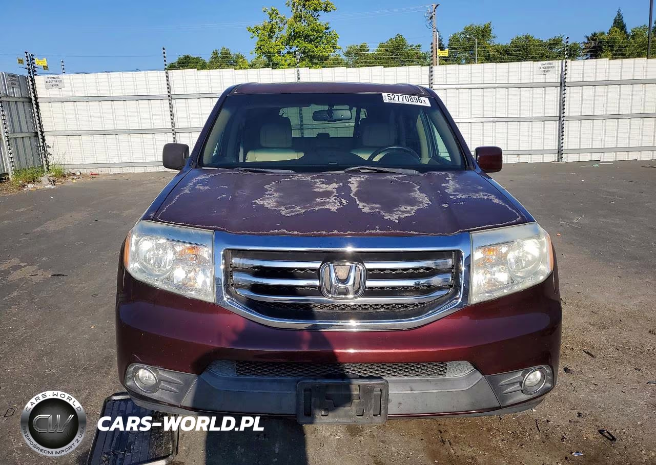 2012 Honda Pilot Exl VIN:5FNYF4H52CB018322 - 5