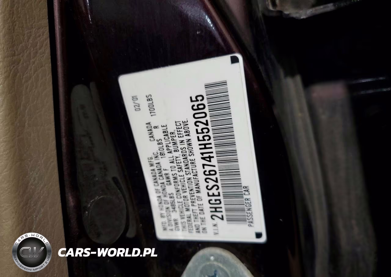 2001 Honda Civic Ex VIN:2HGES26741H552065 - 13