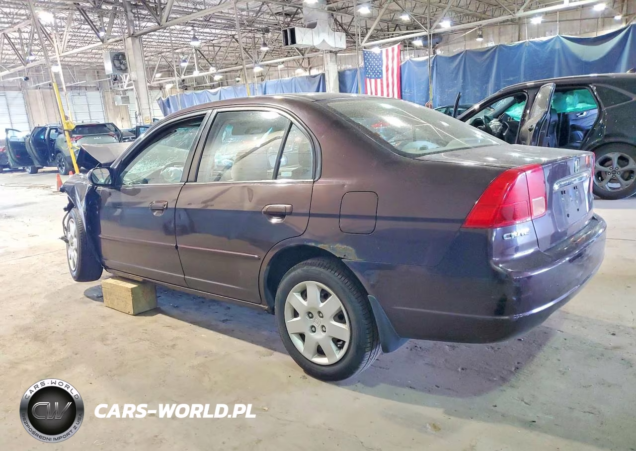2001 Honda Civic Ex VIN:2HGES26741H552065 - 2