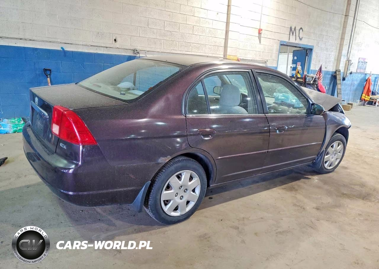 2001 Honda Civic Ex VIN:2HGES26741H552065 - 3