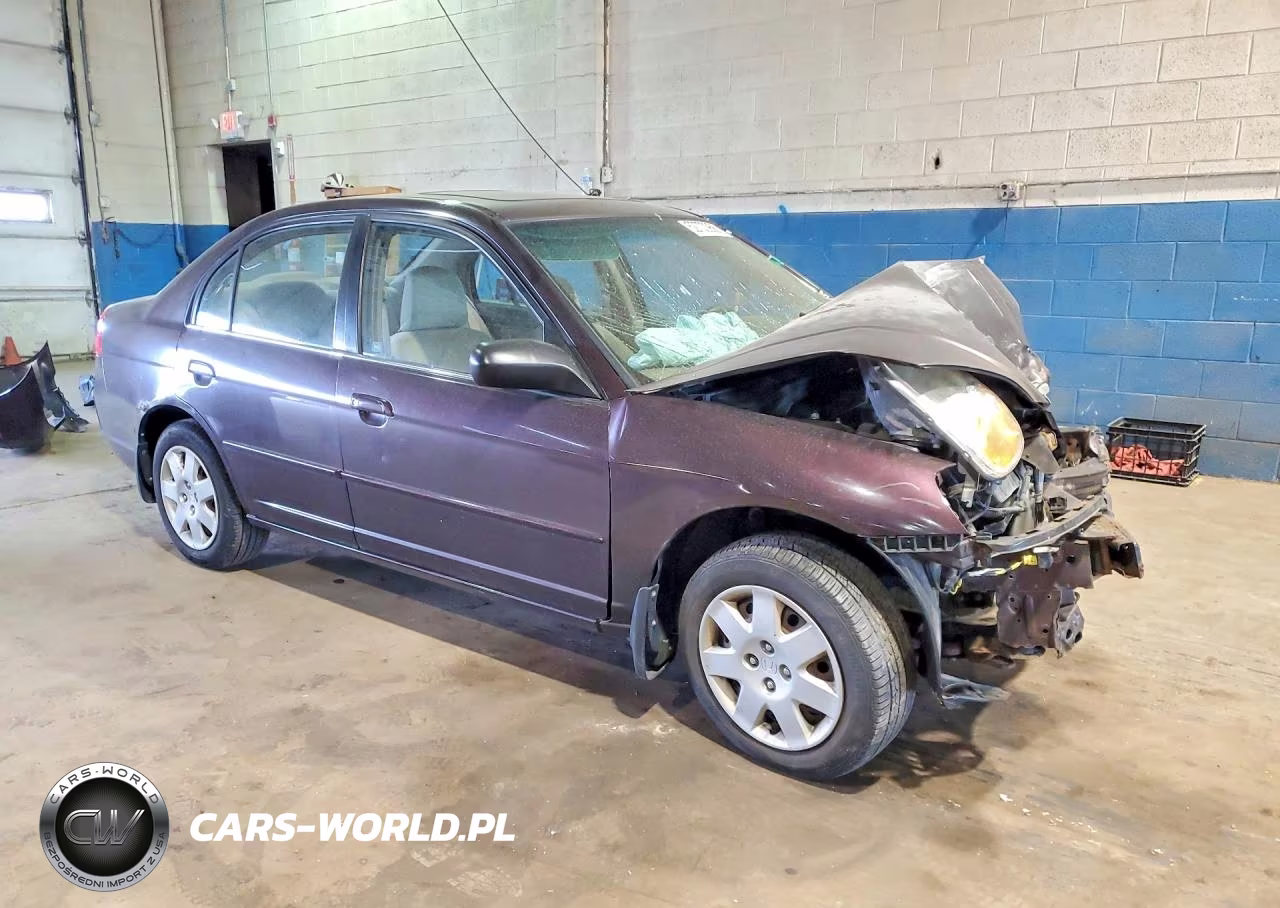 2001 Honda Civic Ex VIN:2HGES26741H552065 - 4