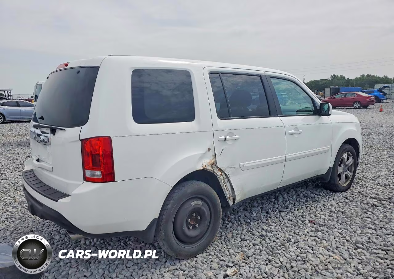 2013 Honda Pilot Exl VIN:5FNYF3H55DB038267 - 3