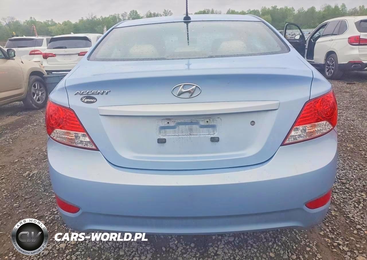 2013 Hyundai Accent Gls VIN:KMHCU4AE4DU489550 - 6