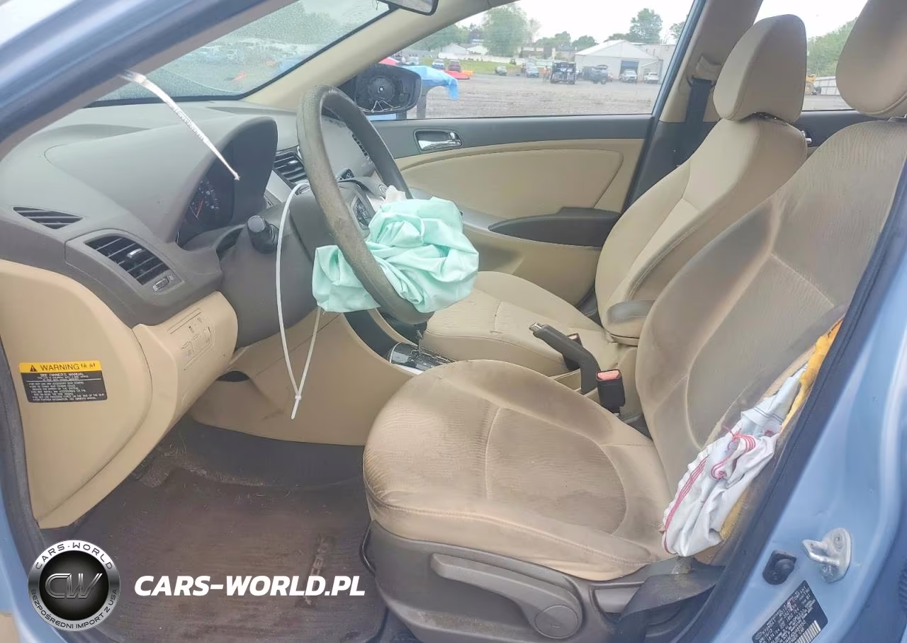 2013 Hyundai Accent Gls VIN:KMHCU4AE4DU489550 - 7