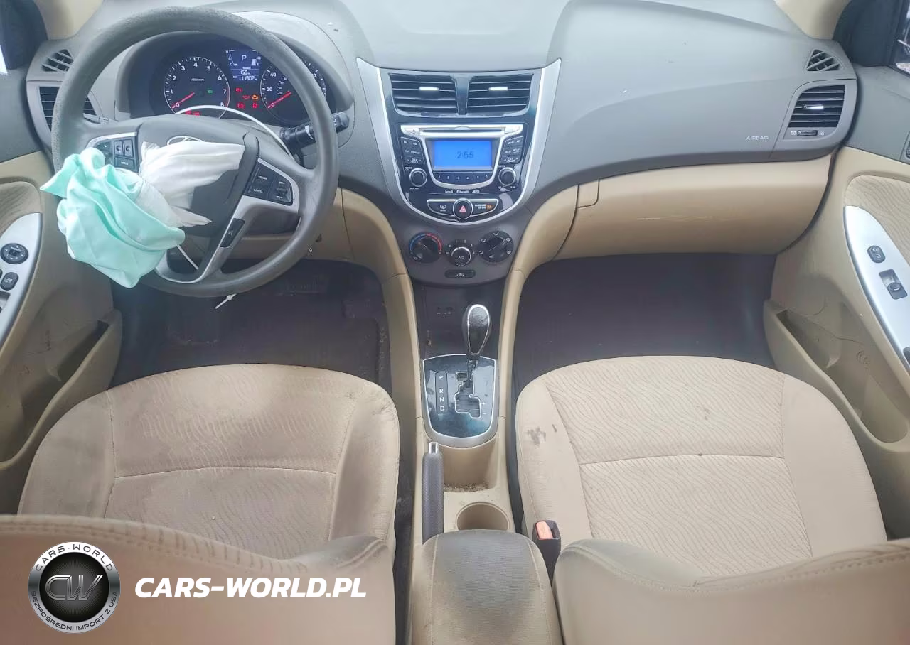 2013 Hyundai Accent Gls VIN:KMHCU4AE4DU489550 - 8