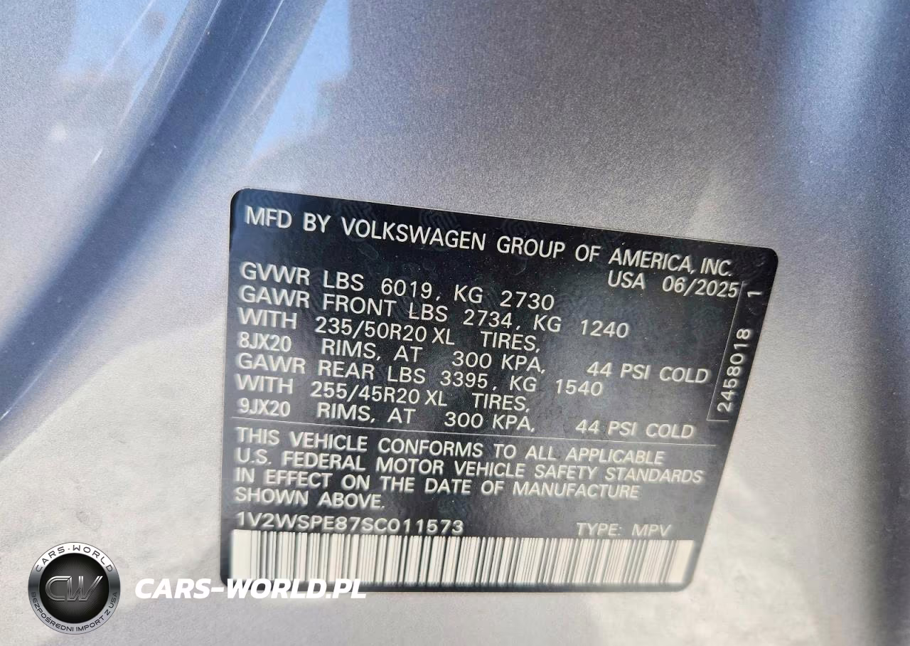 2025 Volkswagen Id.4 Pro S VIN:1V2WSPE87SC011573 - 13
