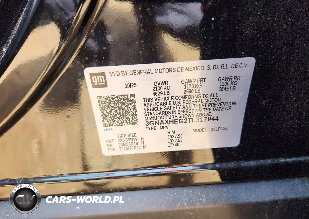 2026 Chev Equinox Lt VIN:3GNAXHEG2TL317944 - 14