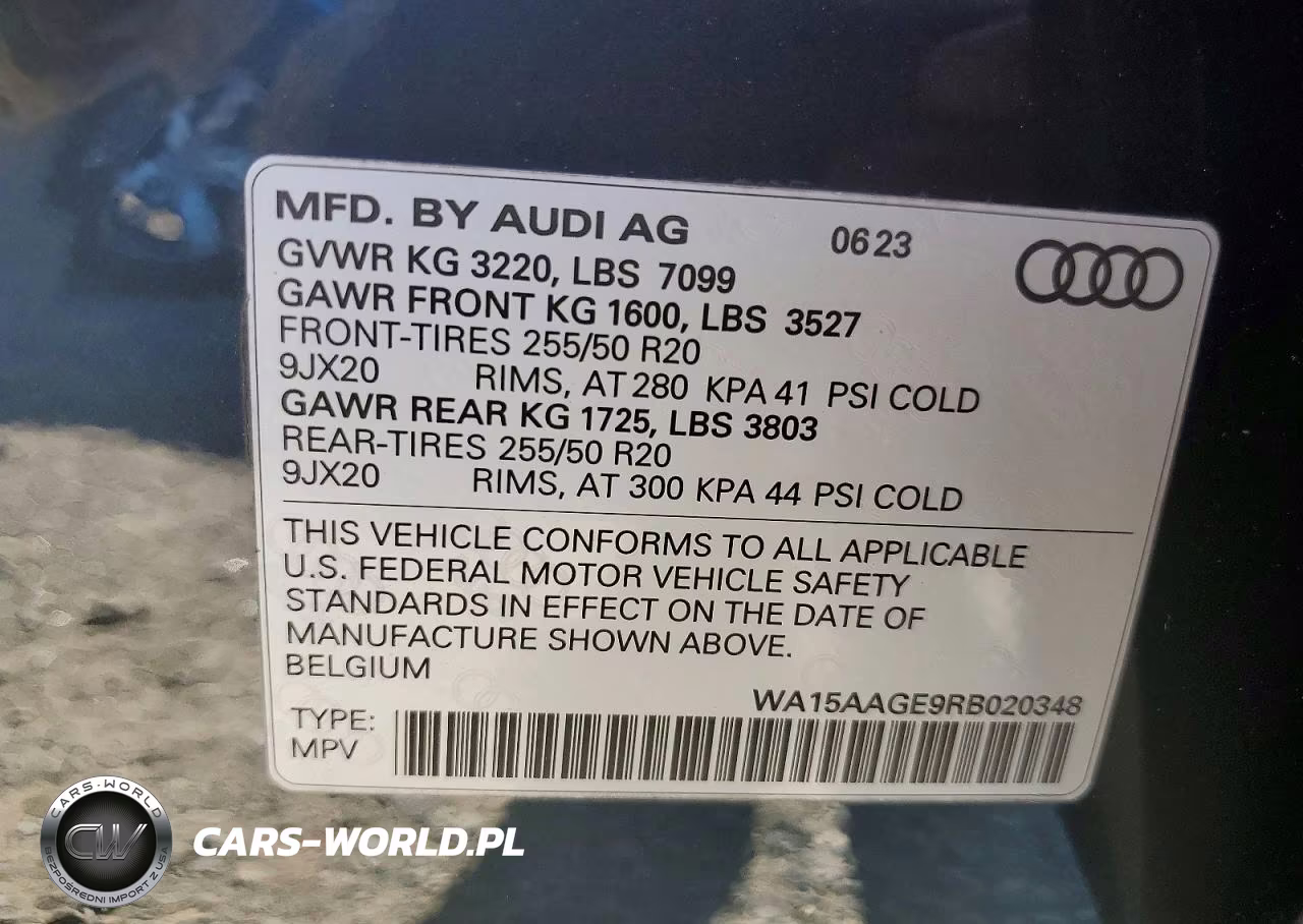 2024 Audi Q8 E-Tron Premium Plus VIN:WA15AAGE9RB020348 - 14