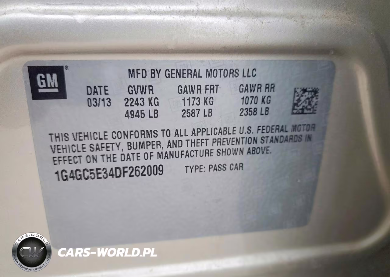 2013 Buick Lacrosse VIN:1G4GC5E34DF262009 - 13