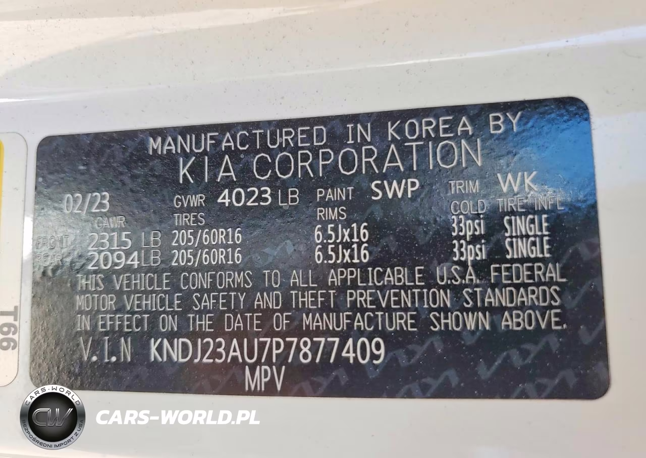 2023 Kia Soul Lx VIN:KNDJ23AU7P7877409 - 13