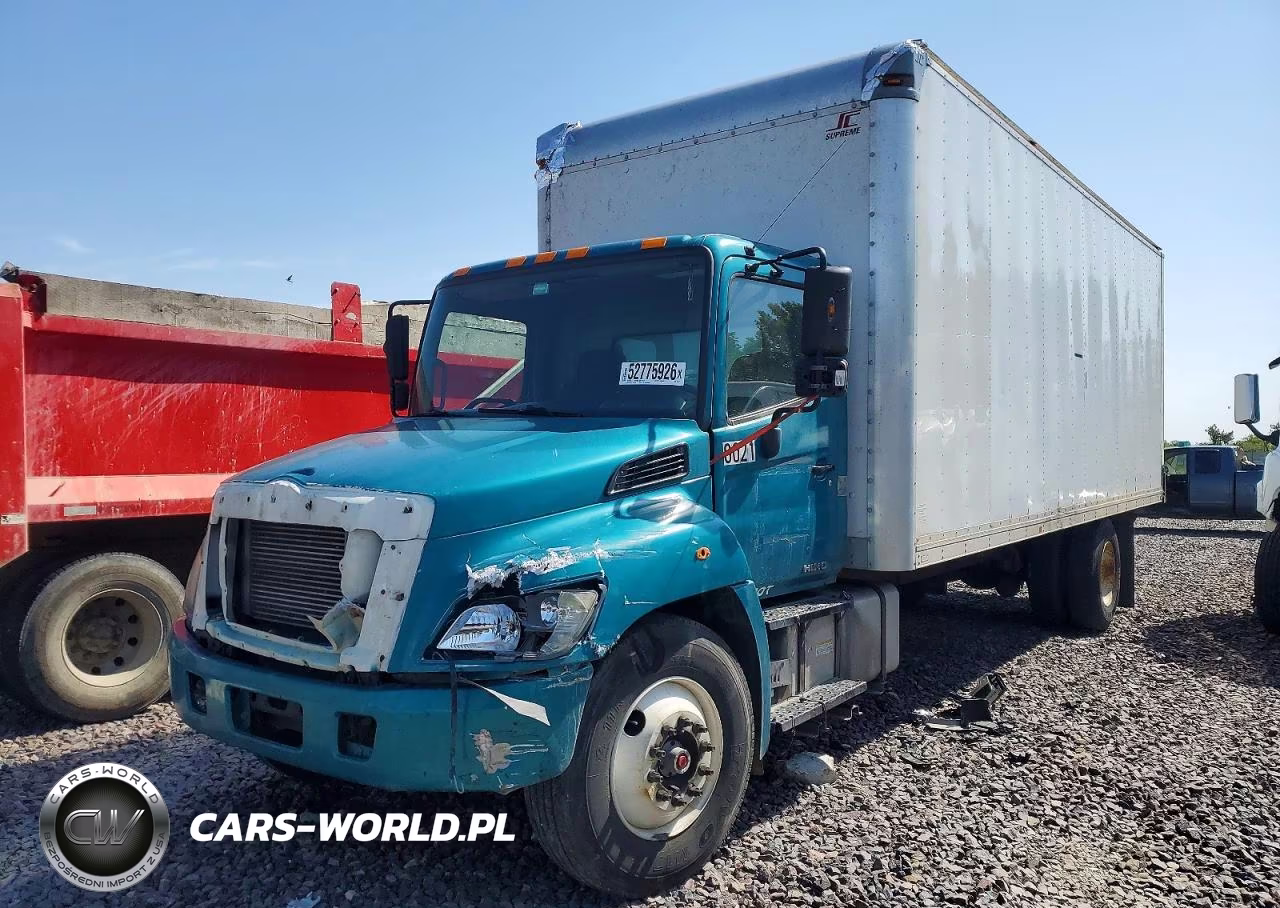 2015 Hino 258-268 Box Truck VIN:5PVNJ8JV4F4S57742 - 2