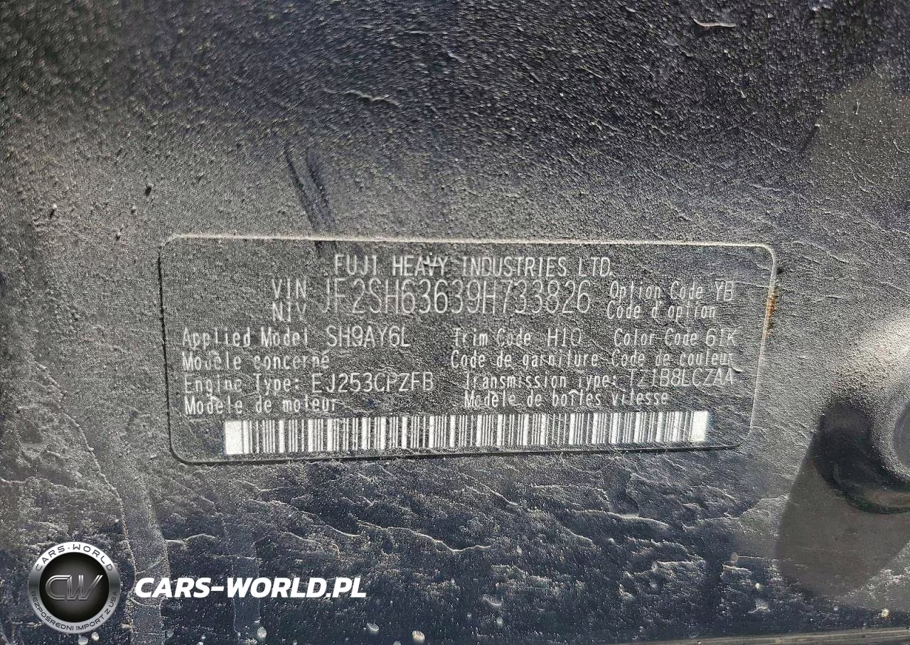 2009 Subaru Forester 2.5X Premium VIN:JF2SH63639H733826 - 13