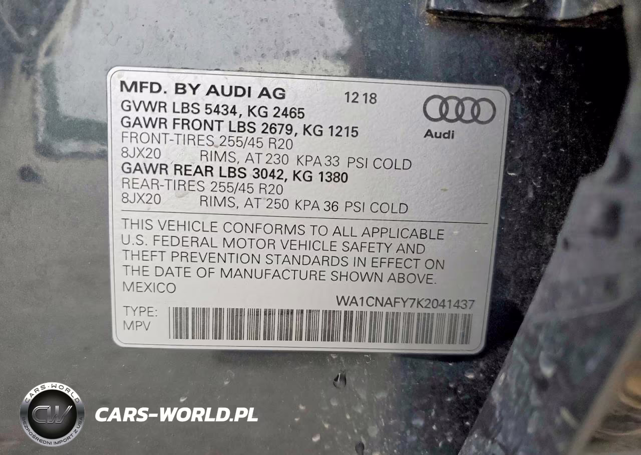 2019 Audi Q5 Prestige VIN:WA1CNAFY7K2041437 - 13